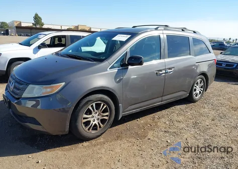 2012 Honda Odyssey Ex-L z USA, uszkodzony, nr VIN 5FNRL5H60CB134503